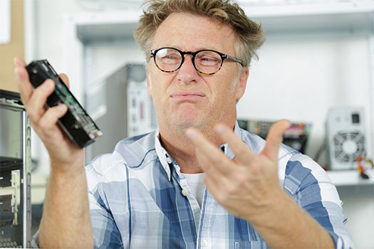 Datenverlusts bei einer HDD Festplatte 